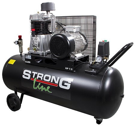 KOMPRESSORI 3-V 7,5HP 925L/200L MUSTA XT200925