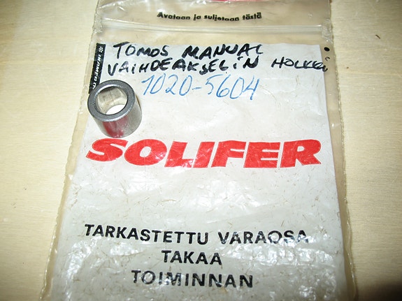 Solifer-Tomos , Holkki (Vaihdeakselille) käyttämätön