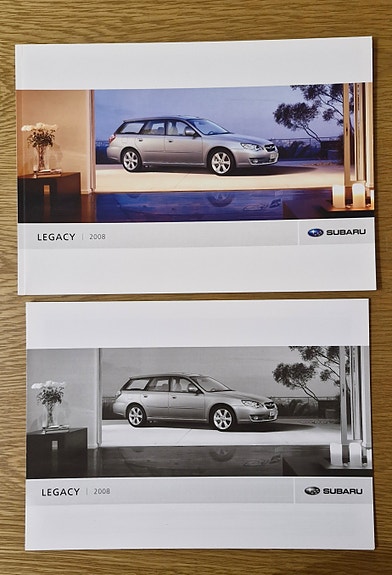Subaru Legacy -esite 2008