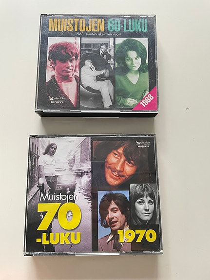 Muistojen 60 ja 70 luku cd-levyt
