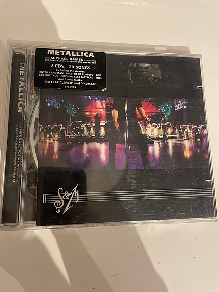 Metallica S&M cd-levy