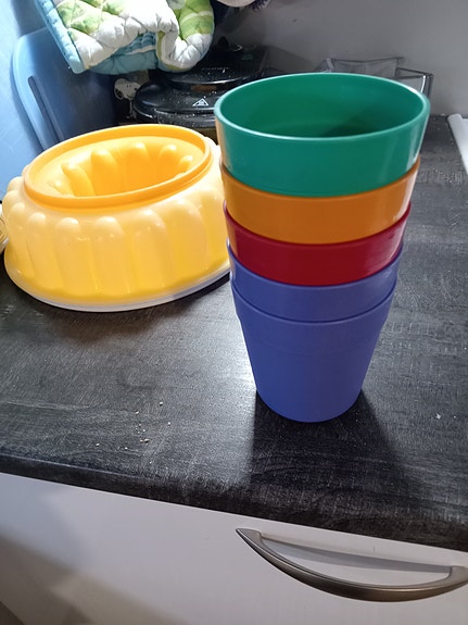 Tupperware 5 muovilasia