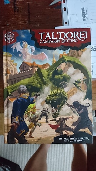 Dungeons and Dragons Taldorei Campaing settings kirja