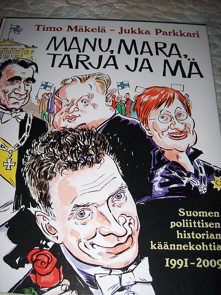 mäkelä parkkari : manu, mara, tarja ja mä sarjakuva-albumi