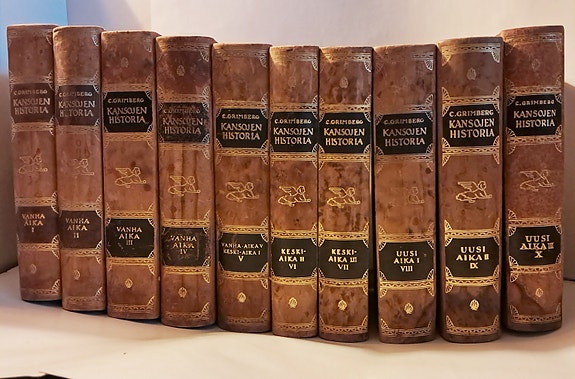 Carl Grimberg: Kansojen historia 1 - 10