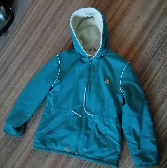 Vintage tyttöjen talvitakki koko 160