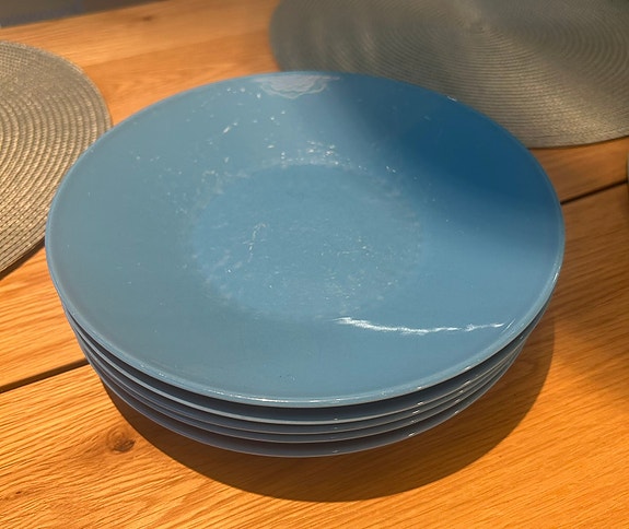 Arabia KoKo-lautanen, 23 cm, laguuni, 5 kpl