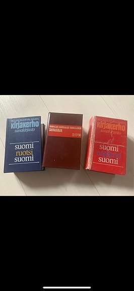 Sanakirja ruotsi ranska englanti