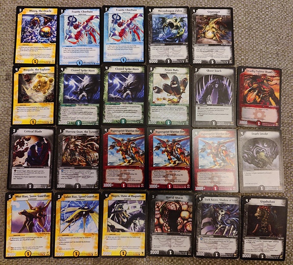 Duel masters kortteja lotti 2