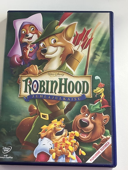 Walt Disney Robin Hood puhumme suomea. Voidaan postittaa.
