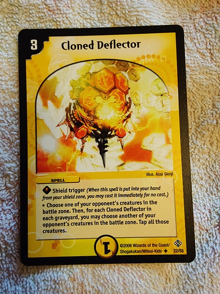 Duel masters Cloned deflector -kortti 2