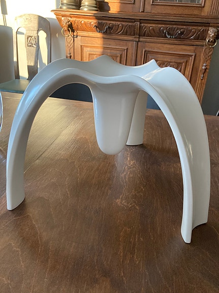 Pro Arte Tarant suuri valkoinen Maljakko korkeus 36 cm