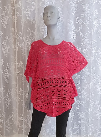 Only pinkki neule, one size
