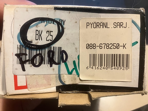 Ford Escort I/Fiesta Pyöränlaakeri 68-89
