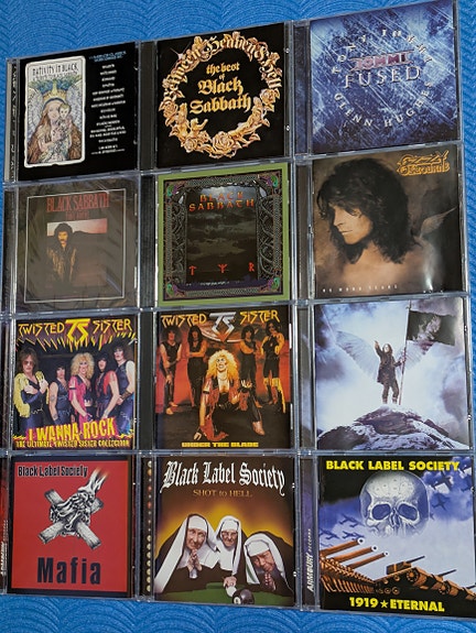 Black Sabbath Ozzy Osbourne Twisted Sister Black League W.A.S.P.
