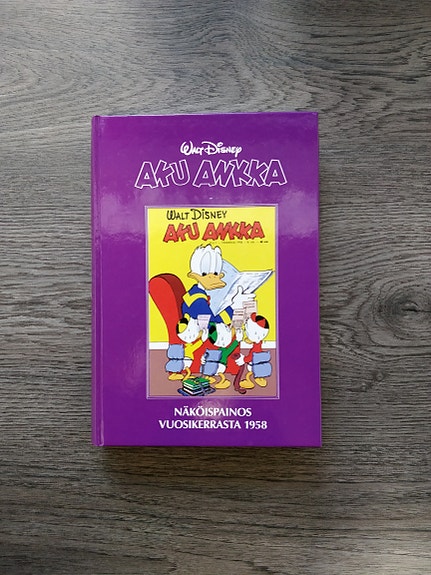 Aku Ankka näköispainos vsk. 1958