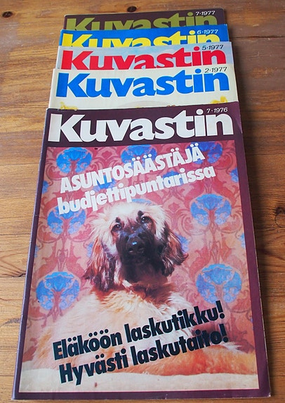 kuvastin lehtiä  v 1976-1977