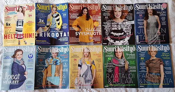 Suuri käsityölehti vanhoja 10 kpl.