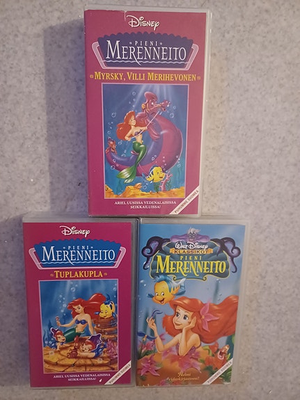 Pieni merenneito VHS  2.50 KPL
