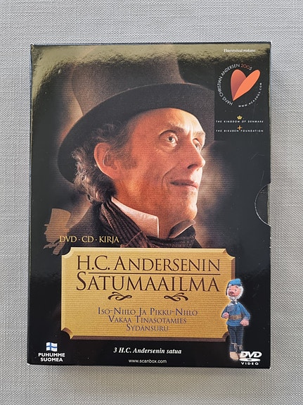 DVD + CD + kirja H. C. Andersenin satumaailma