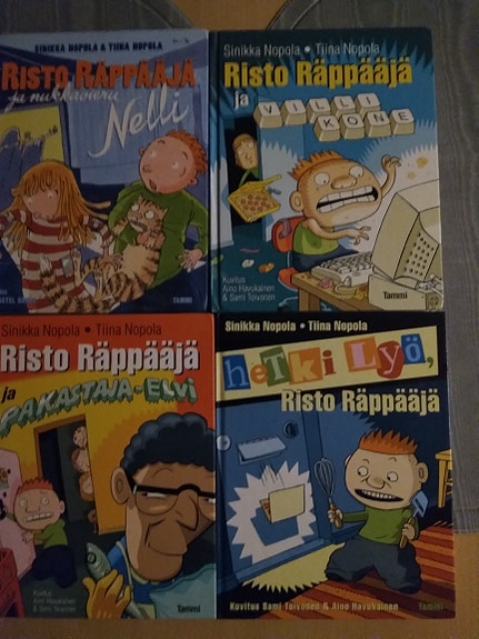 Risto Räppääjä kirjat 2