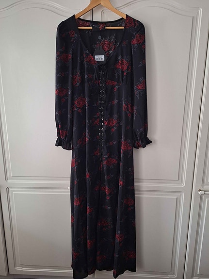 Killstar Hail Pandora maxi dress, M