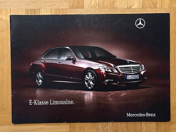 Esite Mercedes W212 E-sarja vuodelta 2009
