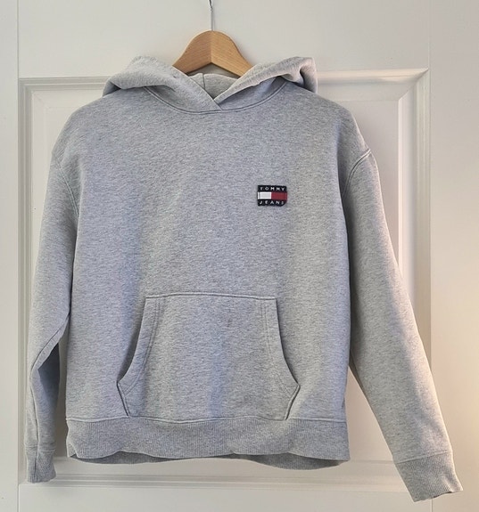 Tommy Jeans harmaa huppari koko XS