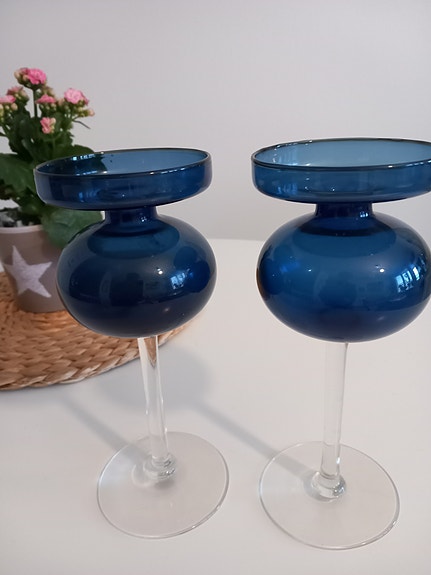 Vanhat Iittalan kynttilänjalat