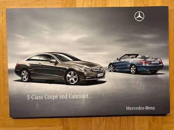 Esite Mercedes E-sarjan Coupe ja Cabriolet C207 A207 207 vuodelta 2010