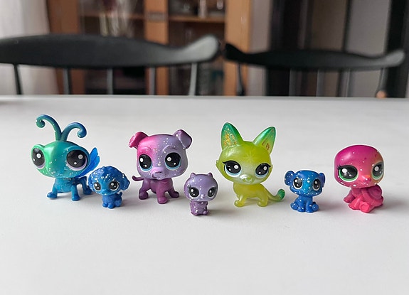 Littlest Pet Shop Series 3 Special Tube 7 pets