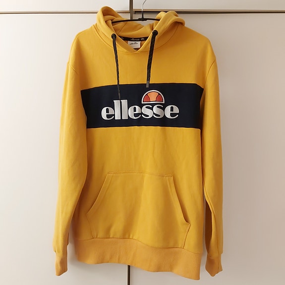 Ellesse keltainen huppari koko S