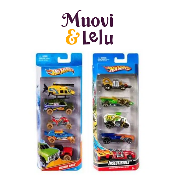 Hot Wheels auto 5 kpl 14,50 €