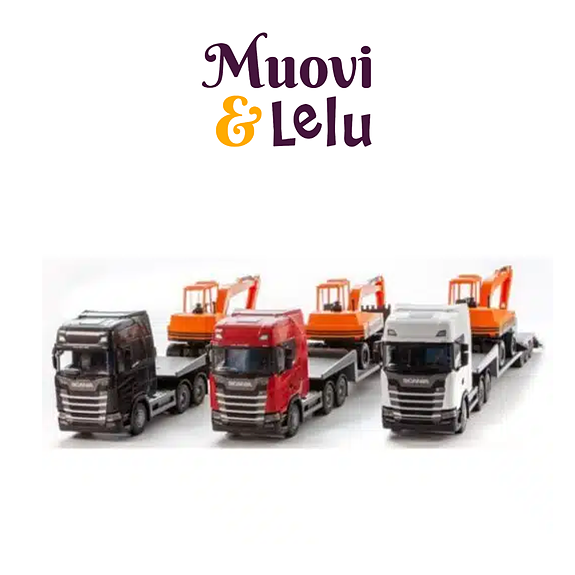 Emek lavetti Scania CS & kaivuri erilaisia 73,50 €