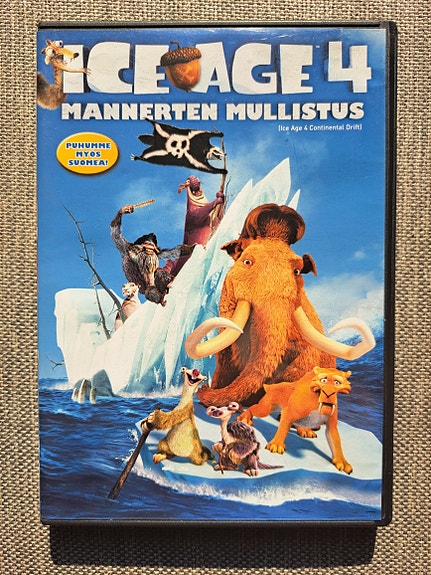 Ice Age 4: Mannerten mullistus dvd