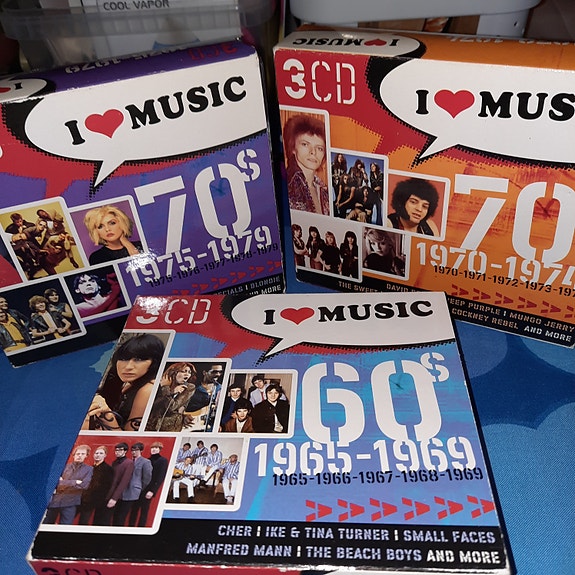 Retro 60-70-luvun hitti cd:t