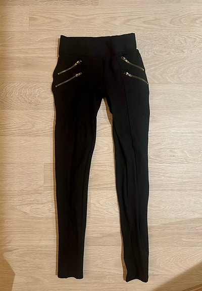 Zara basic mustat housut / legginsit, koko XS