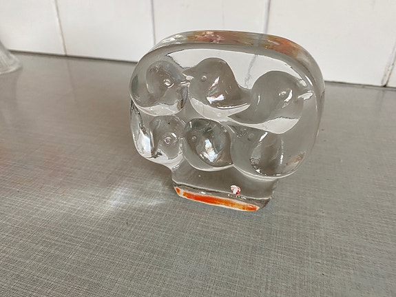 Vanhaa lasitavaraa - Iittalaa, Riihimäkeä  ym. 4 kpl