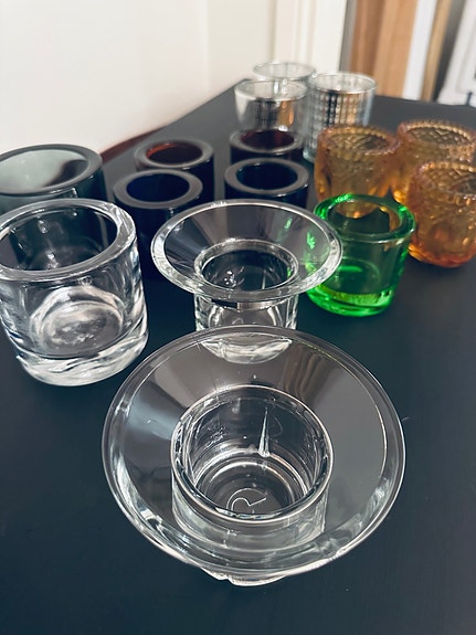 Tuikkulyhty mm. Iittala Kivi, Rosendahl