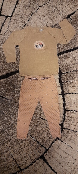 Paita (uusi) ja housut setti koko 86cm
