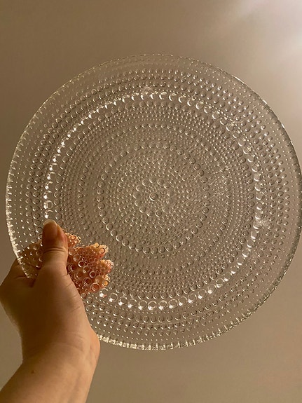 Kastehelmi lautanen kirkas 25cm