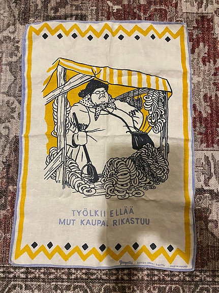 Tampella keittiöpyyhe Erkki Tanttu
