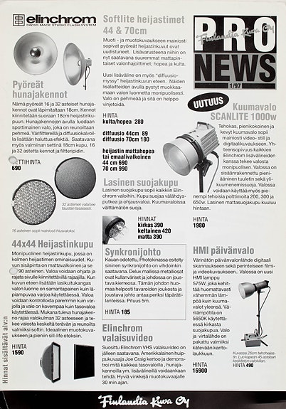 Finlandia Kuva Oy PRO NEWS 1/97