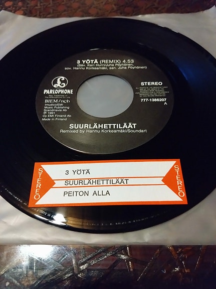 Suurlähettiläät 7" 3 yötä / Peiton alla