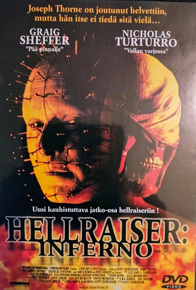 Hellraiser Inferno dvd
