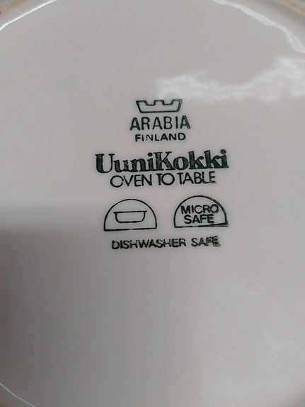 ARABIA uuni vuoka