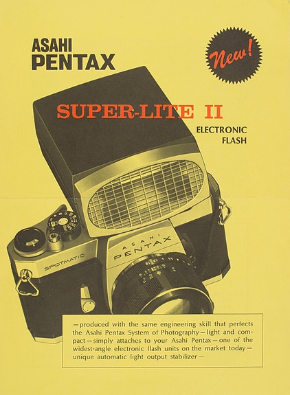 Asahi Pentax Super-lite II electronic flash
