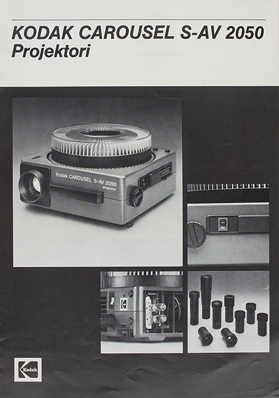 Kodak Carousel S-AV 2050 Projektori esite