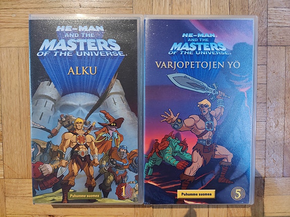 Masters of the Universe / Heman -vhs -kasetit