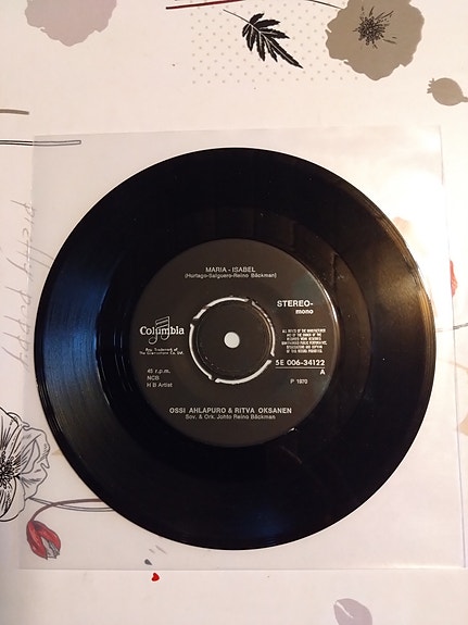 Ossi Ahlapuro & Ritva Oksanen 7" Maria -Isabel